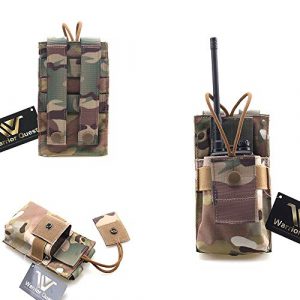 Warrior Quest Tactical Pouch 1 Warrior Quest Adjustable 1000D Nylon Short Radio Pouch - Molle Radio Pouch Tactical Radio Holster
