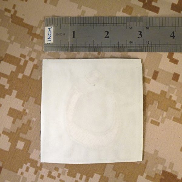 LEGEEON Airsoft Morale Patch 6 LEGEEON Glow Dark Christians in Iraq Support ISAF Morale Army Sew Iron on Patch