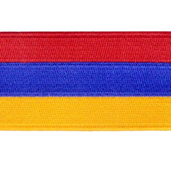 EmbTao Airsoft Morale Patch 2 Armenia Flag Embroidered Patch Armenian Iron On Sew On National Emblem