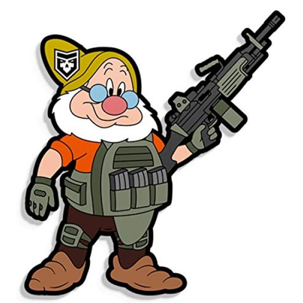 PatchOps Airsoft Morale Patch 1 PatchOps Parody Dwarf Squad Doc PVC Tactical Morale Patch