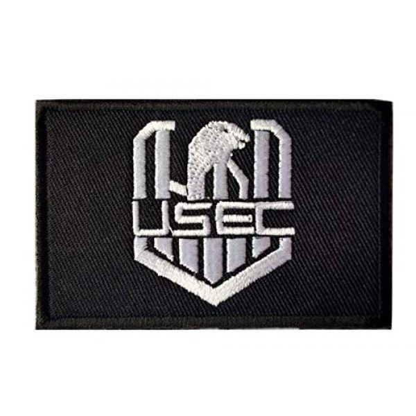 Tactical Embroidery Patch Airsoft Morale Patch 2 Bear/USEC Escape from Tarkov Tactical Embroidery Patch Hook & Loop Morale Patch Military Patch for Clothing Accessory Backpack Armband (4pcs)