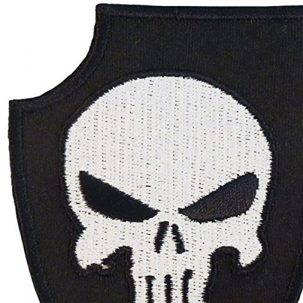 LEGEEON Airsoft Morale Patch 2 LEGEEON Punisher Shield US Navy Seals DEVGRU Morale Embroidered Fastener Patch