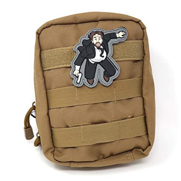 Stinking Patch Co. Airsoft Morale Patch 2 Hans Gruber PVC Morale Patch | Die Hard Inspired | Funny Christmas Morale Patch