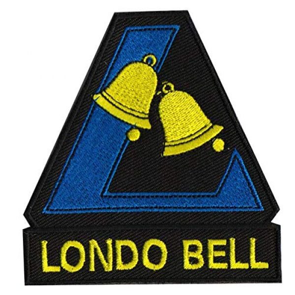 Tactical Embroidery Patch Airsoft Morale Patch 3 Mobile Suit Gundam UC Unicorn Londo Bell Tactical Embroidery Patch Hook & Loop Morale Patch Military Patch for Clothing Accessory Backpack Armband (2pcs)