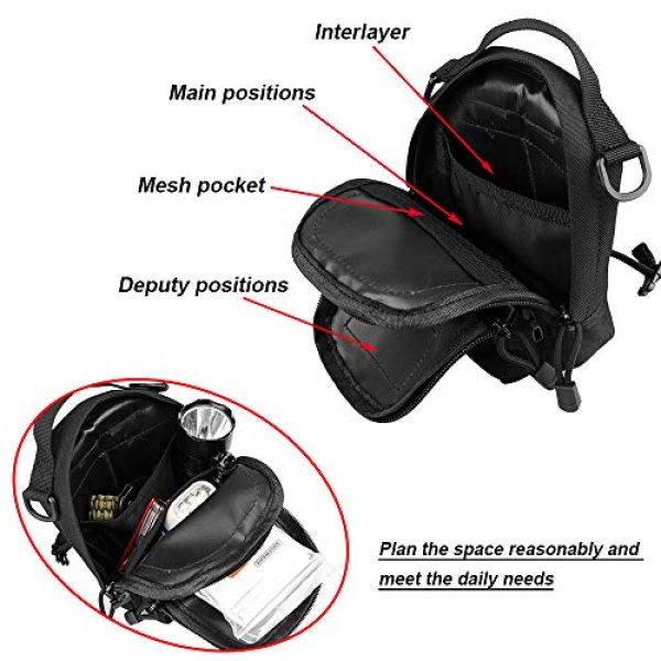 AMYIPO Tactical Pouch 3 AMYIPO Mini MOLLE Pouch Multi-Purpose Compact Tactical Small Waist Bags Utility Pouch Storage Pocket