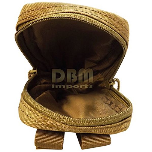 Generic Tactical Pouch 4 TAN Molle Tactical GPS Utility Pouch Side Bag PSP Small Radio Case Cover
