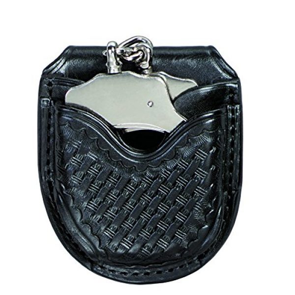 Triple K Tactical Pouch 1 Triple K Brand Open Top Handcuff Carrier Black