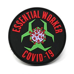 Stinking Patch Co. Airsoft Morale Patch 1 Essential Worker Hook and Loop Patch | Tactical Patch