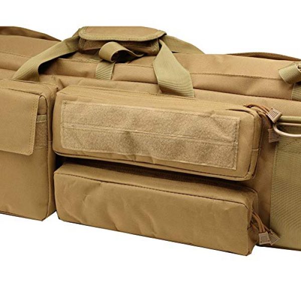 Hunting Explorer Tactical Pouch 7 Tactical M249 Gun Bag Outdoor Carrying Shoulder Bag with Soft Rifle Box Hunting air Soft Fish Multi-Purpose Gun Box Hunting Shooting air Gun Rifle Gun Carrying Bag Fishing Bag About 100 cm