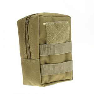 Generic Tactical Pouch 1 Molle Pouch Tactical Backpack Accessories Vest Belt Waist Bag Cell Phones Pouches Waterproof 600D Nylon for Outdoor Sports Bicycling Hiking Camping