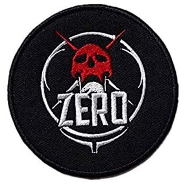 Tactical Embroidery Patch Airsoft Morale Patch 1 Zero Embroidery Patch Military Tactical Morale Patch Badges Emblem Applique Hook Patches for Clothes Backpack Accessories