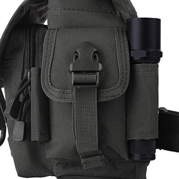 Pvnoocy Tactical Pouch 2 Tactical Drop Leg Bag 1000D Nylon Waist Packs Military Thigh Packs Tool Bags for Motorcycle Outdoor Bike Cycling