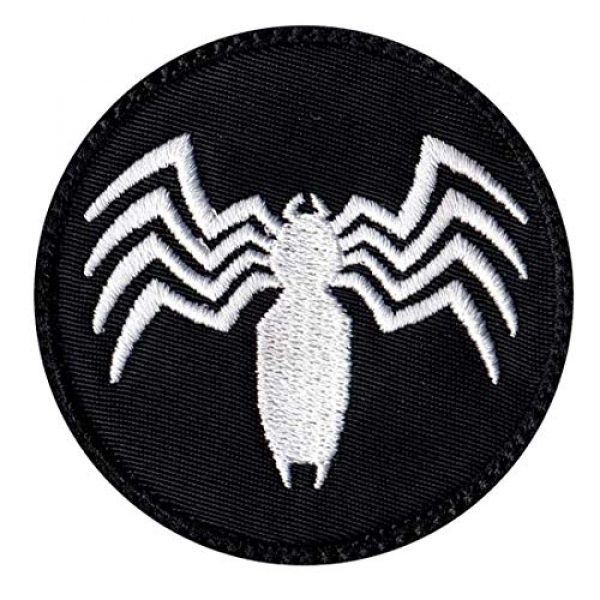 Tactical Patch Works Airsoft Morale Patch 1 Venom Spider Shape Logo Patch