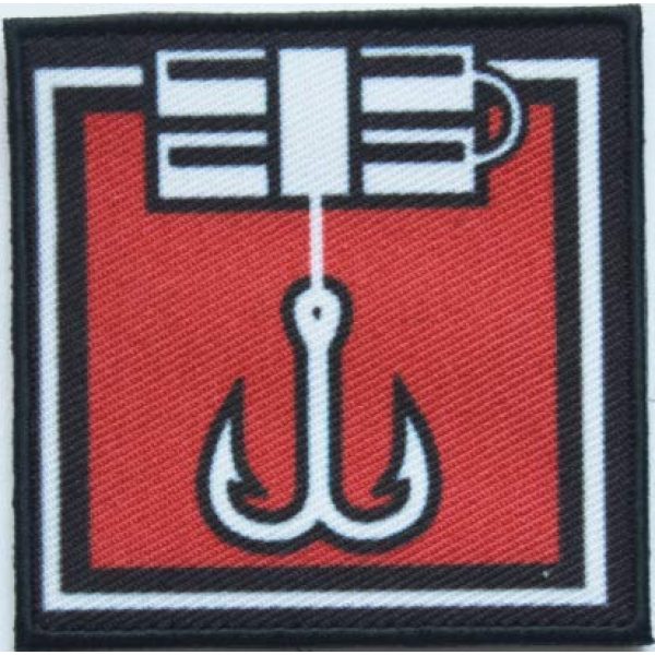 Tactical Embroidery Patch Airsoft Morale Patch 1 Rainbow Six Operator Kapkan Embroidery Patch Military Tactical Morale Patch Badges Emblem Applique Hook Patches for Clothes Backpack Accessories