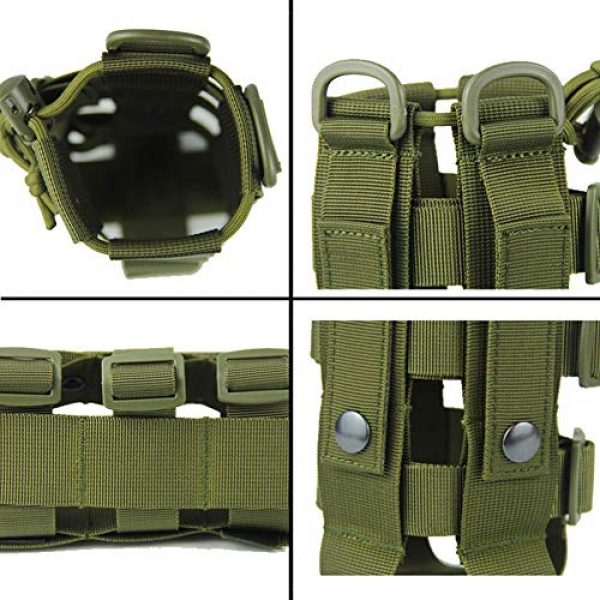 POMER Tactical Pouch 3 POMER Outdoor Adjustable MOLLE Tactical Water Bottle Holder Kettle Pouch Belt Bottle Carrier