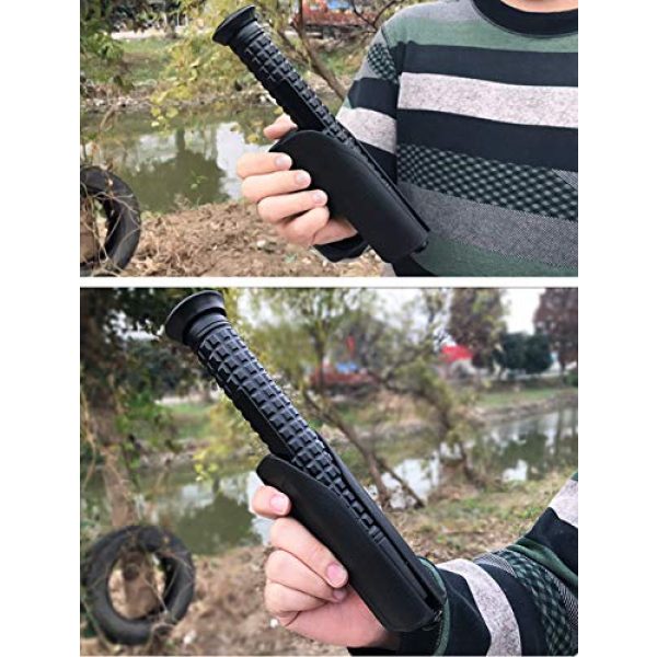 FOXSUR Tactical Pouch 5 FOXSUR SideBreak Baton Holsters, 360 Degree Rotating Telescopic Baton Pouch, Expandable Baton Holder Pouch, Tactical Flashlight Holsters