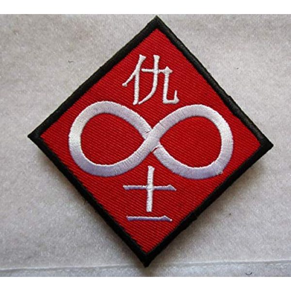 Embroidered Patch Airsoft Morale Patch 1 Ghost in The Shell 3D Tactical Patch Military Embroidered Morale Tags Badge Embroidered Patch DIY Applique Shoulder Patch Embroidery Gift Patch