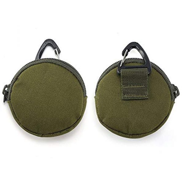 BYBYCD Tactical Pouch 2 BYBYCD Tactical EDC Pouch Mini Key Wallet Holder Men Coin Purses Pouch Military Army Camo Bag Keychain Zipper Small Pocket Outdoor Tool