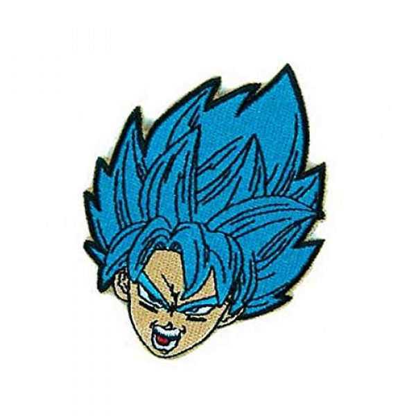Embroidery Patch Airsoft Morale Patch 3 Dragon Ball Z Goku Super Saiyan Military Hook Loop Tactics Morale Embroidered Patch