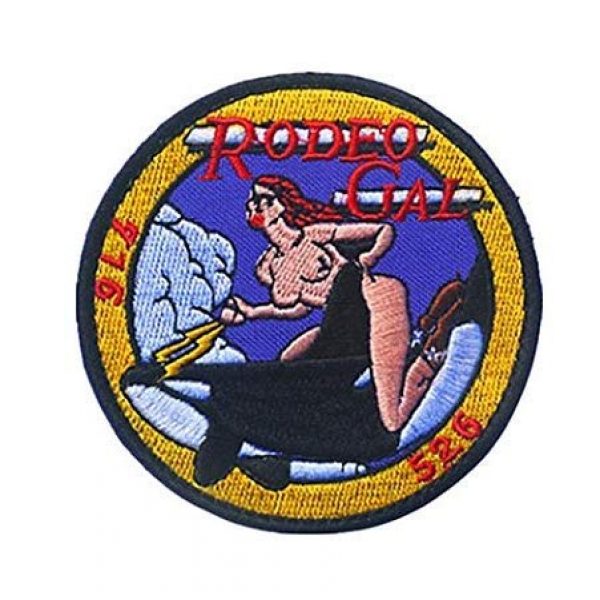 Embroidered Patch Airsoft Morale Patch 1 Black Ops Rodeo Gal DC-130 Cruise Missile Killer Whale 3D Tactical Patch Military Embroidered Morale Tags Badge Embroidered Patch DIY Applique Shoulder Patch Embroidery Gift Patch