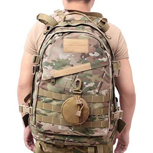 GoodTake Tactical Pouch 5 GoodTake 2 Pack Tactical EDC Pouch Mini Key Wallet Holder Men Coin Purses Pouch Military Army Coin Pocket with Hook Waist Belt Bag for Hunting