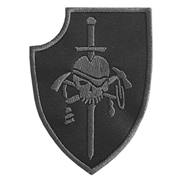 LEGEEON Airsoft Morale Patch 1 LEGEEON Subdued US Navy Seals Silver Squadron Kopfjager DEVGRU ST6 NSWDG ACU Morale Hook-and-Loop Patch