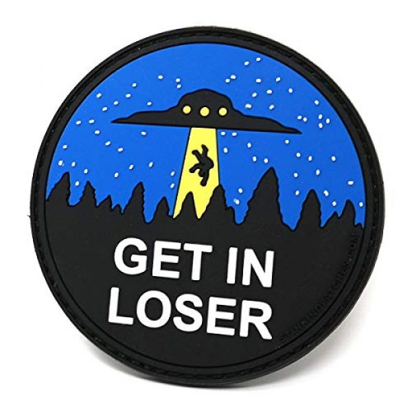 Stinking Patch Co. Airsoft Morale Patch 1 Get in Loser PVC Rubber Morale Patch | Funny Tactical Patch