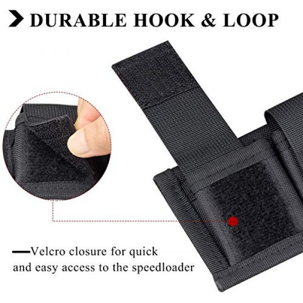 Twinfalcons Tactical Pouch 7 Twinfalcons Double Speedloade Off-Duty Concealed Double Speedloader Belt Pouch Case Universal Fits