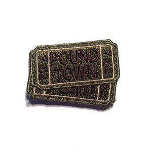 EvoGold Airsoft Morale Patch 1 The Two Tickets to Pound Town Hook and Loop Military Morale Patch Od Green