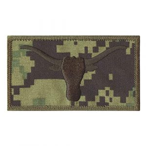 LEGEEON Airsoft Morale Patch 1 LEGEEON Texas Longhorn NWU Type III US Navy Standard Size 2-1/8x4 inch AOR2 USN Tactical Morale Hook-and-Loop Patch