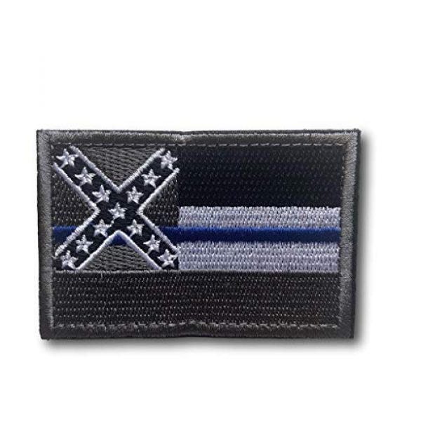 Backwoods Barnaby Airsoft Morale Patch 1 Backwoods Barnaby Mississippi State Flag Hook & Loop Morale Patch