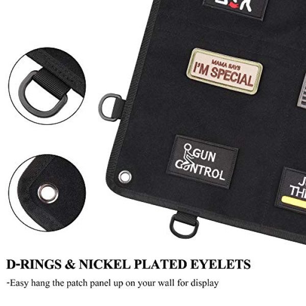 ACEXIER Airsoft Morale Patch 4 ACEXIER Patch Dispaly Board Nylon Tactical Morale Patches Clothing Patch Holder for Military