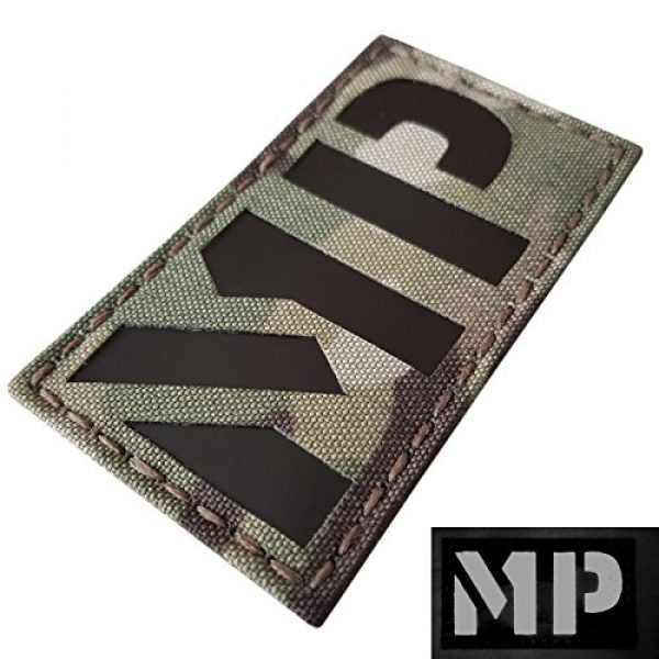 Tactical Freaky Airsoft Morale Patch 4 Multicam Infrared Military MP 3.5x2 Tactical Morale Hook-and-Loop Patch