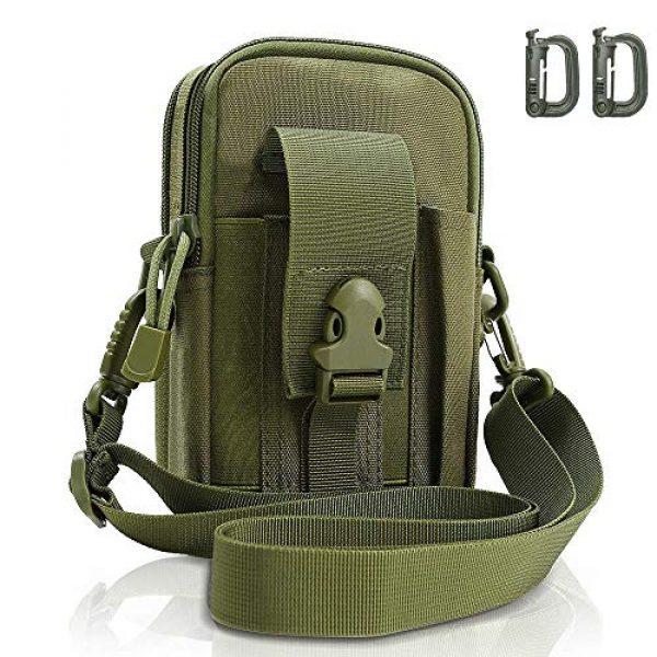 GoodTake Tactical Pouch 2 GOOD TAKE Tactical Molle Pouch EDC Men Belt Waist Bag Utility Gadget Gear Tool Organizer Pocket with Cell Phone Holster Holder for Outdoor