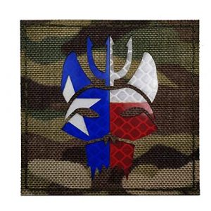 Tactical Embroidery Patch Airsoft Morale Patch 1 Seal Team Laser Cut IR Style Reflective Tactical Embroidery Patch Hook & Loop Morale Patch Military Patch for Clothing Accessory Backpack Armband (color1)