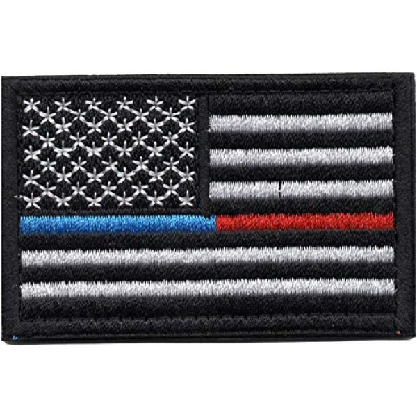 Tvoip Airsoft Morale Patch 2 Tvoip 9Pcs New American Flag Tactical Morale Patches US Army Badge Armband Patch Jeans Backpack Jacket