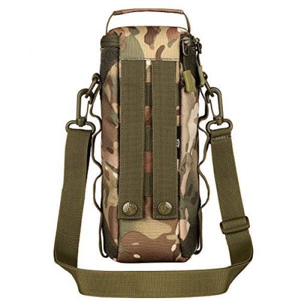 Protector Plus Tactical Pouch 2 Protector Plus Tactical Water Bottle Pouch Military MOLLE Attachment Kettle Holder Bag H2O Drinks Carrier Case (Patch Included)