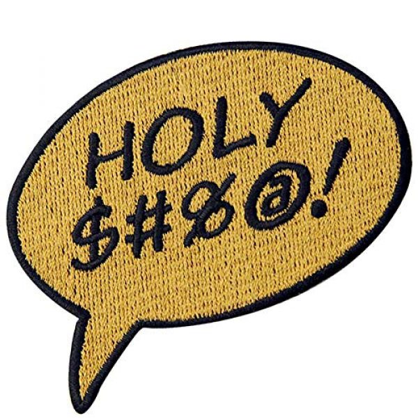 Rocking Planet Airsoft Morale Patch 3 Holy $#%@ Patch Embroidered Funny Biker Applique Iron On Sew On Emblem