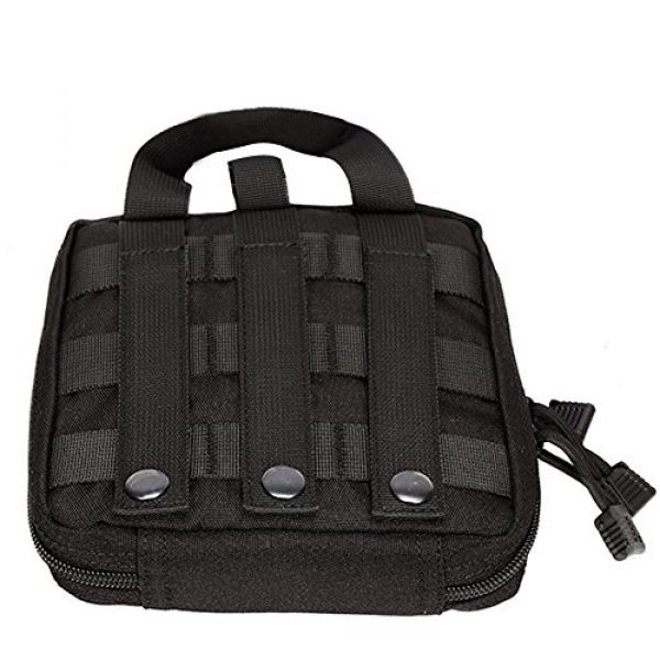 Emma Mall Tactical Pouch 1 Airsoft Molle System Tactical Medical Military First Aid Outdoor Pouch Bag Case - Black