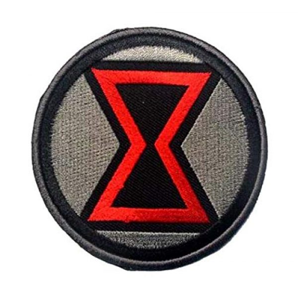 Embroidered Patch Airsoft Morale Patch 1 Black Widow Superhero 3D Tactical Patch Military Embroidered Morale Tags Badge Embroidered Patch DIY Applique Shoulder Patch Embroidery Gift Patch