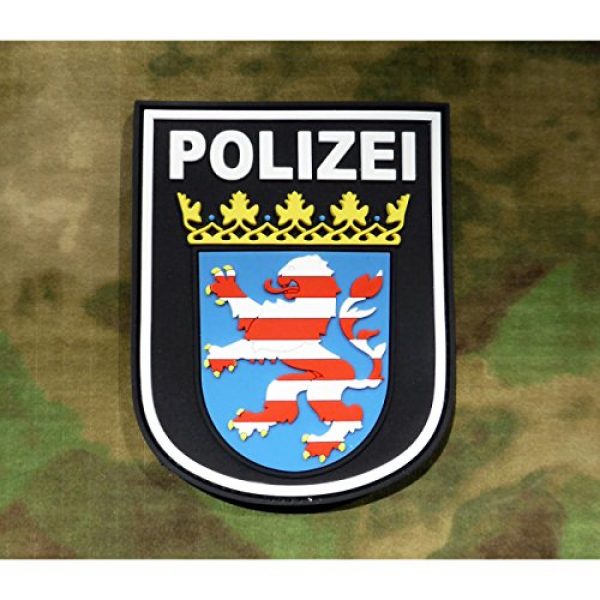 Jackets To Go Airsoft Morale Patch 2 Jackets To Go JTG German Police Hessen 3D Patch - fullcolor