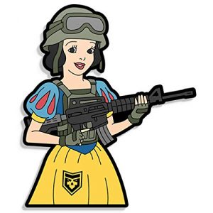 PatchOps Airsoft Morale Patch 1 PatchOps Parody Dwarf Squad Leader Snow White PVC Tactical Morale Patch