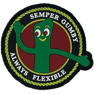 PatchOps Airsoft Morale Patch 1 PatchOps Semper Gumby Always Flexible PVC Tactical Morale Patch