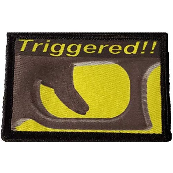 RedheadedTshirts Airsoft Morale Patch 1 Triggered Funny Morale Patch Tactical Military by RedheadedTshirts. Made in The USA!