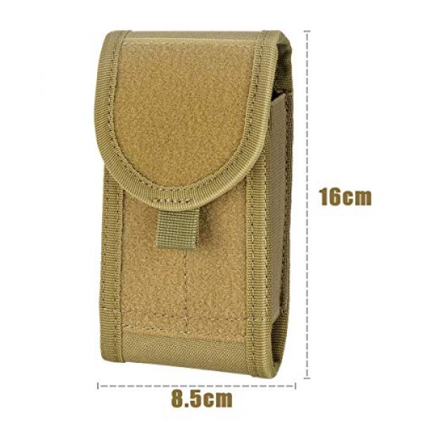 IronSeals Tactical Pouch 2 IronSeals EDC Waist MOLLE Pouch Bag Tactical Belt Loop Gear Hook Portable