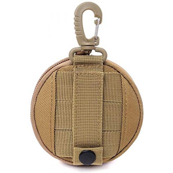 GoodTake Tactical Pouch 4 GoodTake 2 Pack Tactical EDC Pouch Mini Key Wallet Holder Men Coin Purses Pouch Military Army Coin Pocket with Hook Waist Belt Bag for Hunting