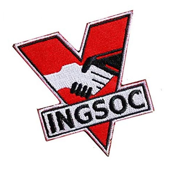 Embroidery Patch Airsoft Morale Patch 2 from Our TIV Range - 1984 INGSOC Military Hook Loop Tactics Morale Embroidered Patch