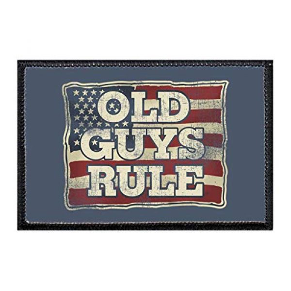 P PULLPATCH Airsoft Morale Patch 1 Old Guys Rule - A Life Well Served Morale Patch | Hook and Loop Attach for Hats, Jeans, Vest, Coat | 2x3 in | by Pull Patch