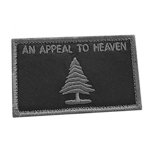 LEGEEON Airsoft Morale Patch 1 LEGEEON Subdued an Appeal to Heaven Pine Tree 2x3.25 American Revolution Patriot USA Morale Hook-and-Loop Cap Patch