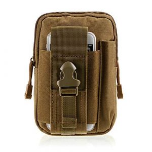 Fouos Tactical Pouch 1 Fouos Tactical Molle EDC Pouch Utility Belt Waist Bag with Cell Phone Holster Holder,Ourdoor Cycling